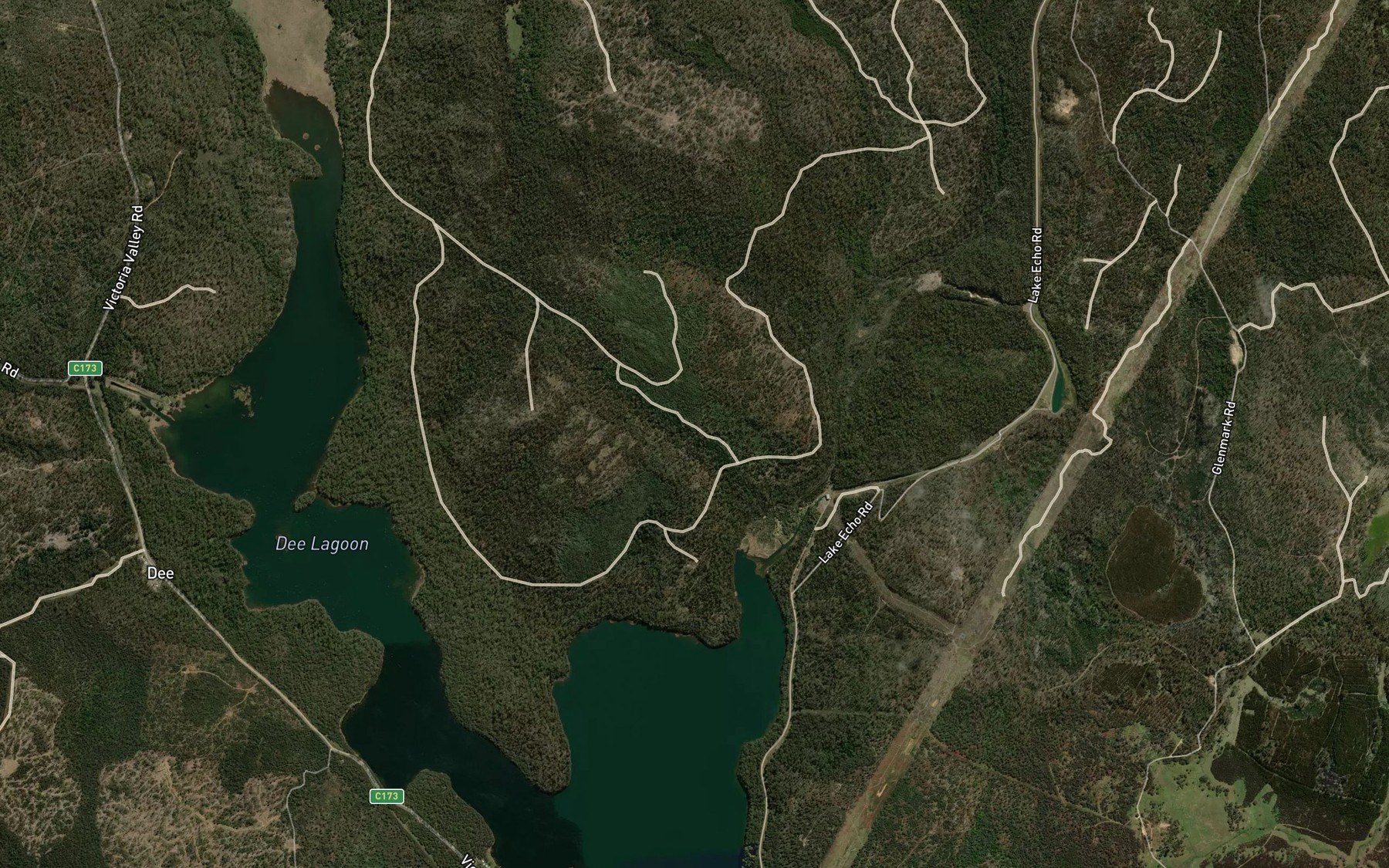 Satellite map of the Station Bay