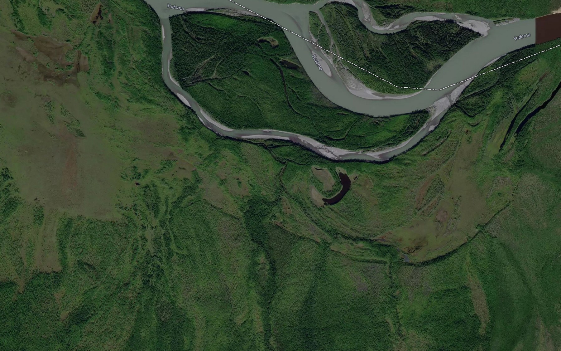 Satellite map of the Bil'-Timirbit
