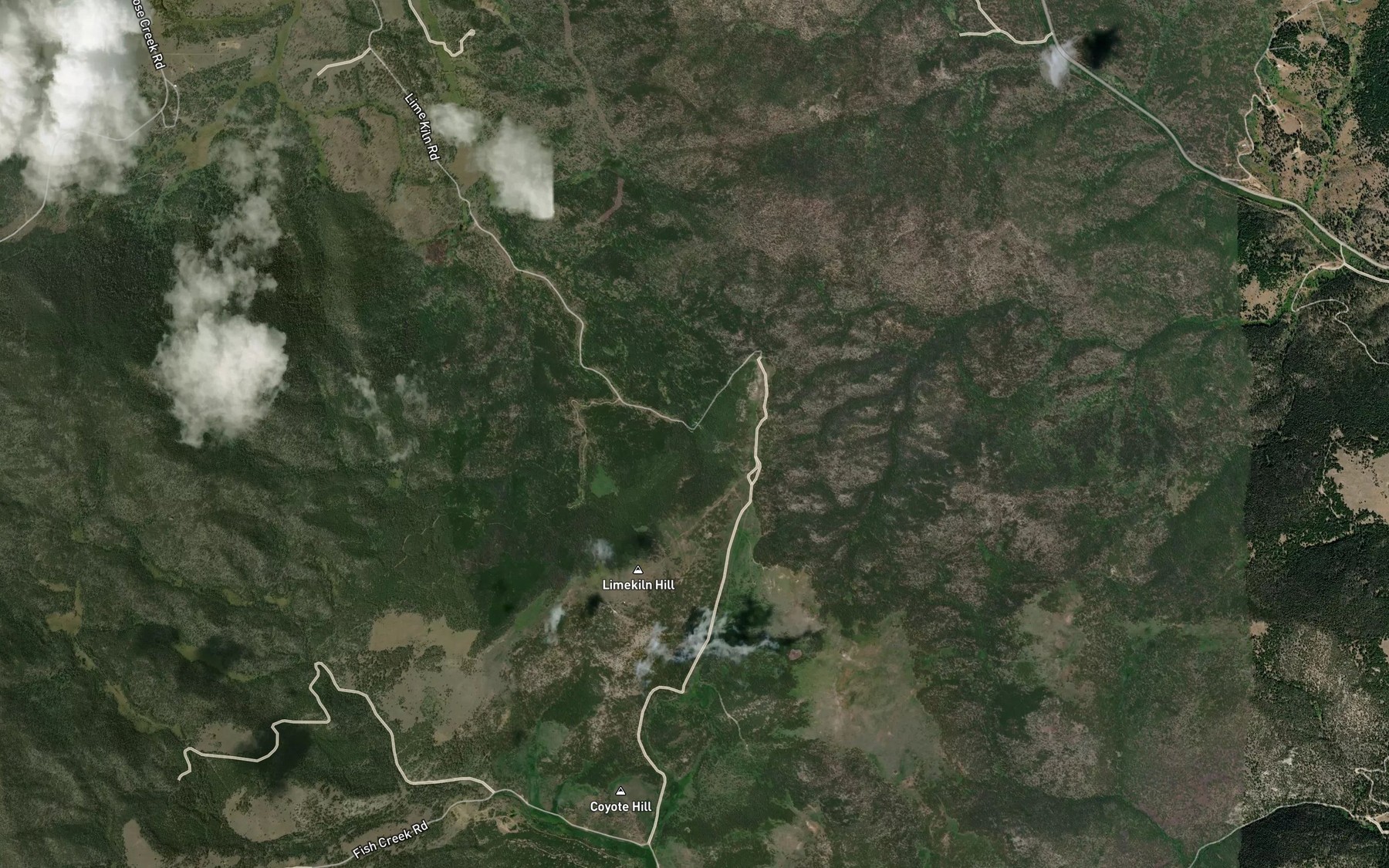 Satellite map of the Limekiln Spring