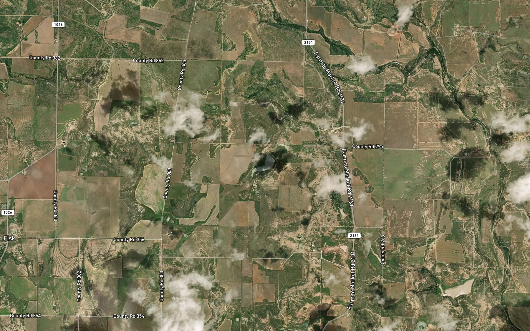 Satellite map of the Soil Conservation Service Site 12 Reservoir