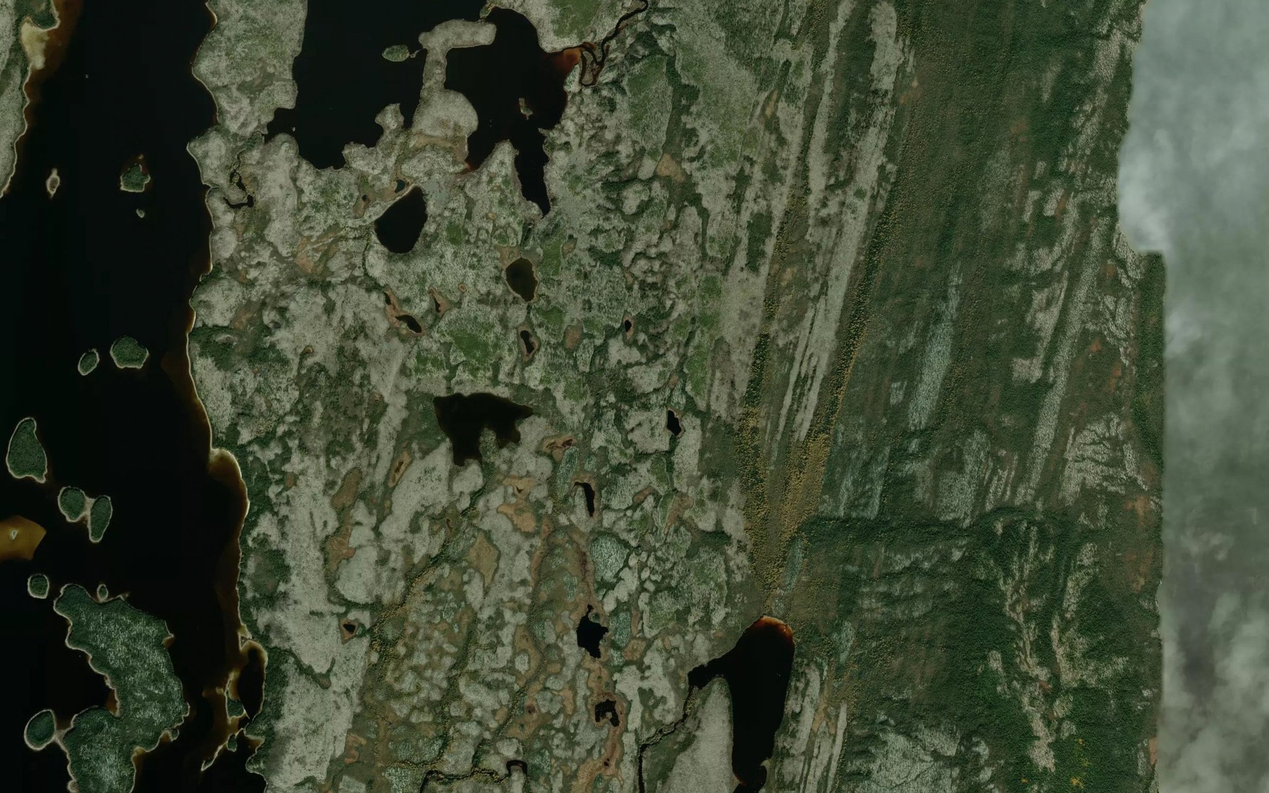 Satellite map of the Ruisseau Rousy