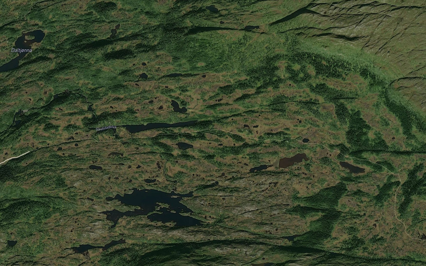 Satellite map of the Sotbekken