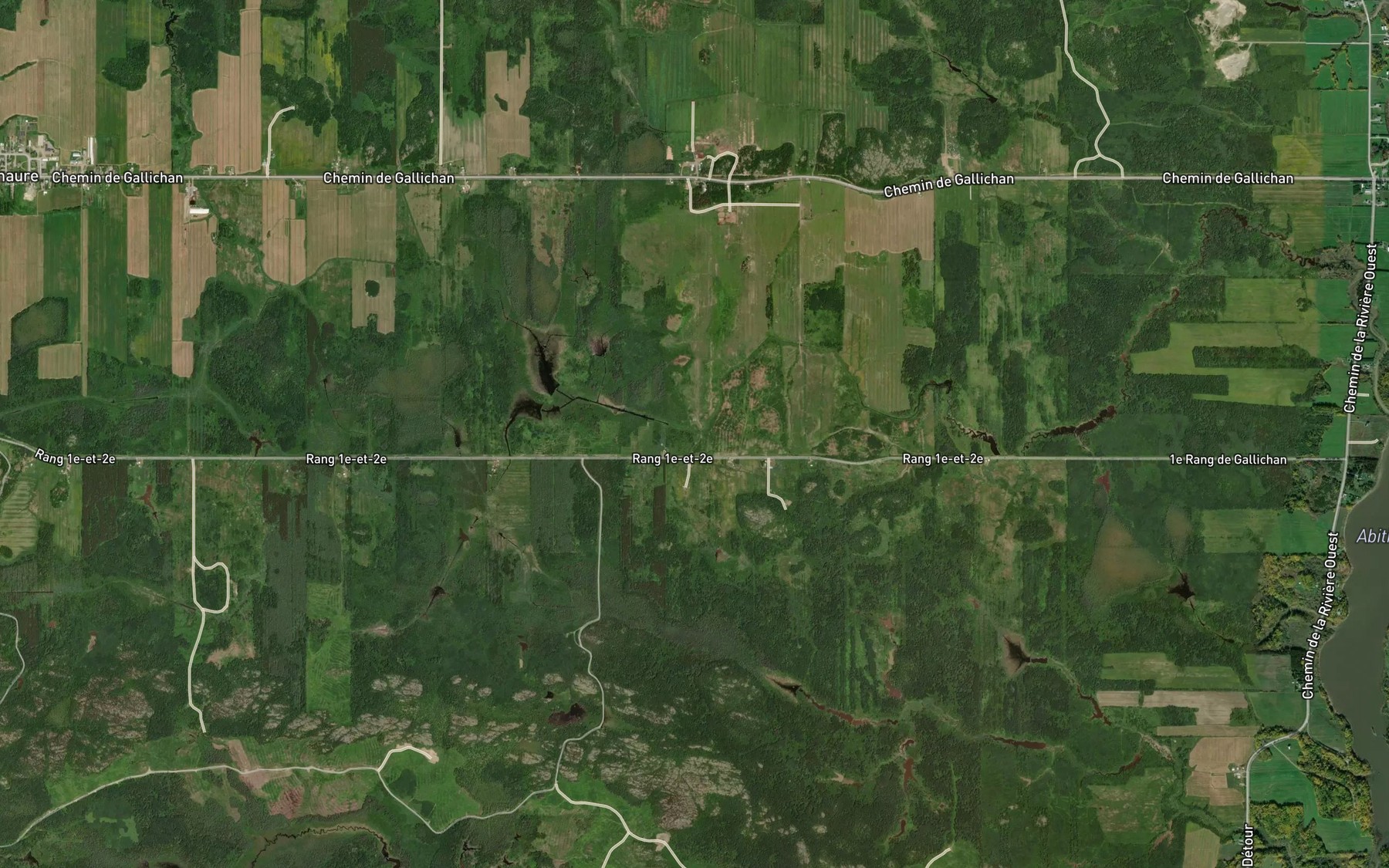 Satellite map of the Embranchement Boutin