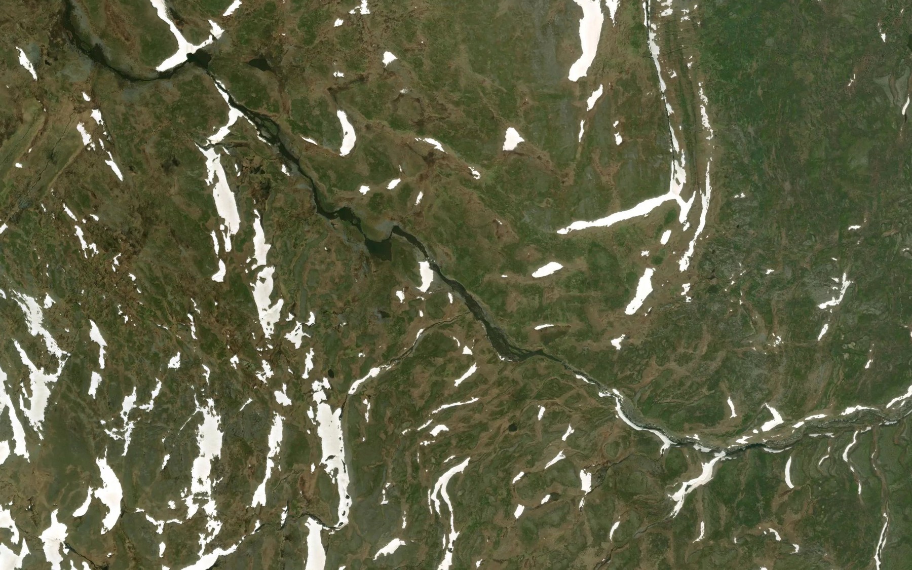 Satellite map of the Doarrojohka