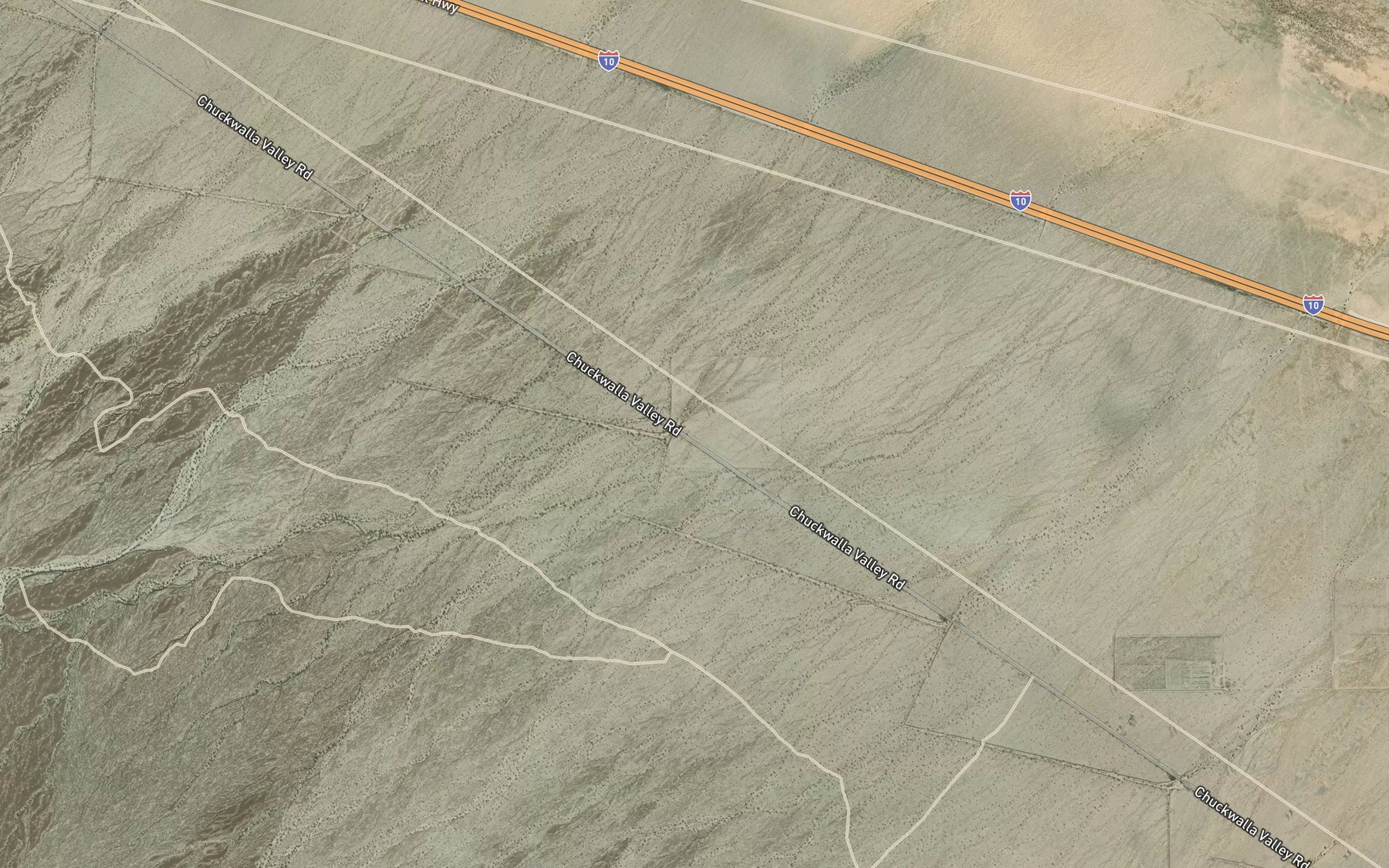 Satellite map of the Ship Creek