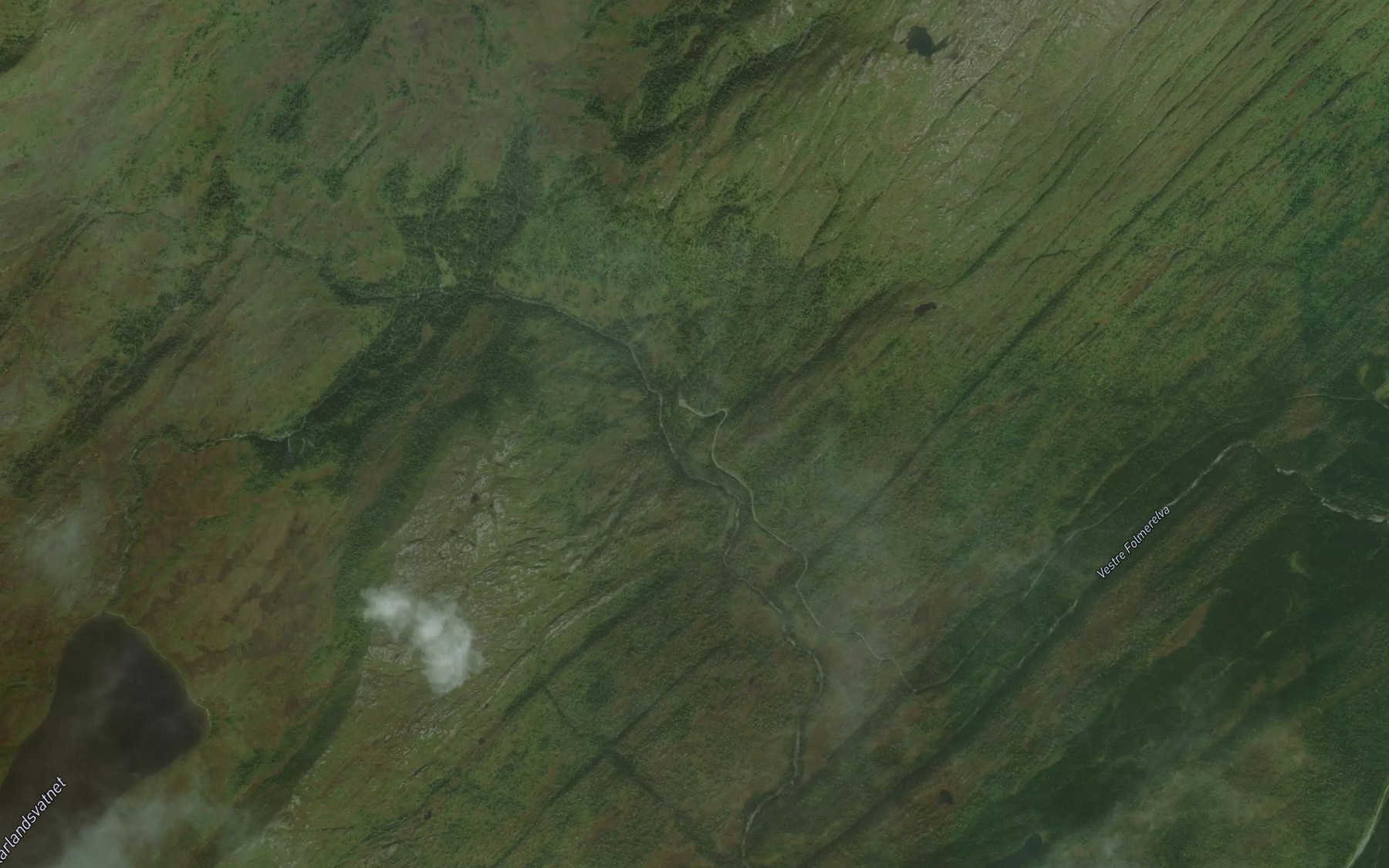 Satellite map of the Storbekken