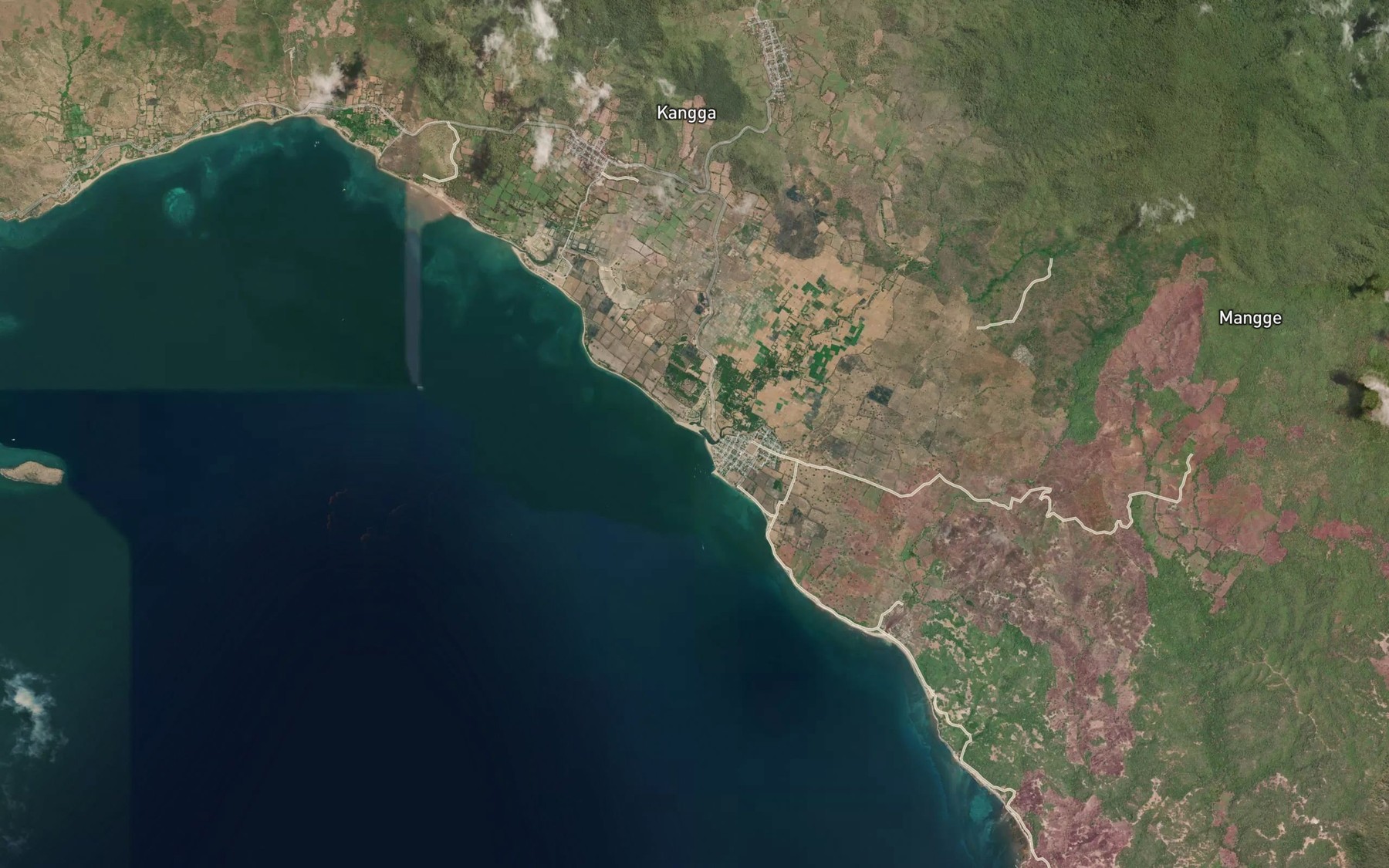 Satellite map of the Sori Nggira