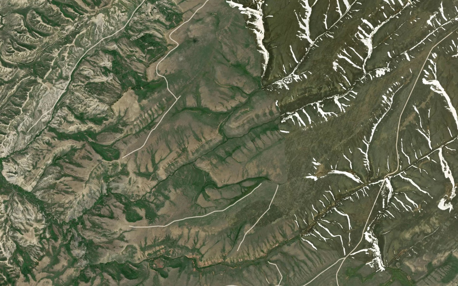 Satellite map of the Stoney Creek