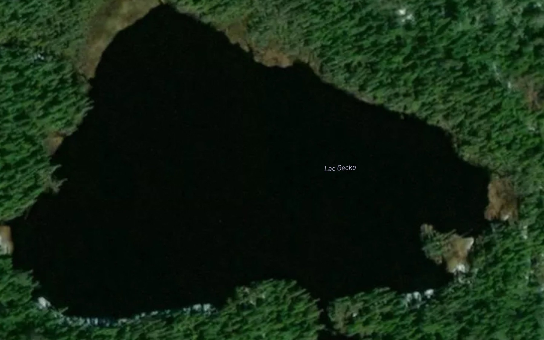 Satellite map of the Lac Gecko
