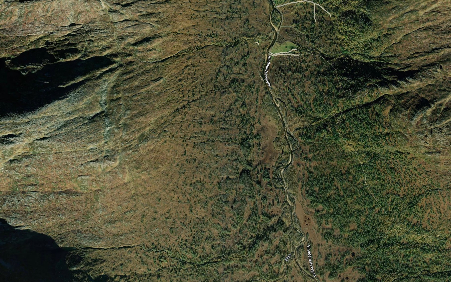 Satellite map of the Storoybekken