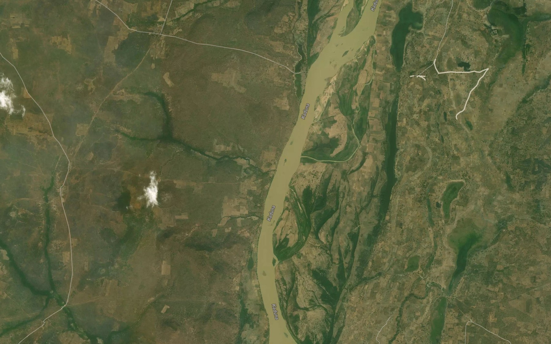 Satellite map of the River Kukongi