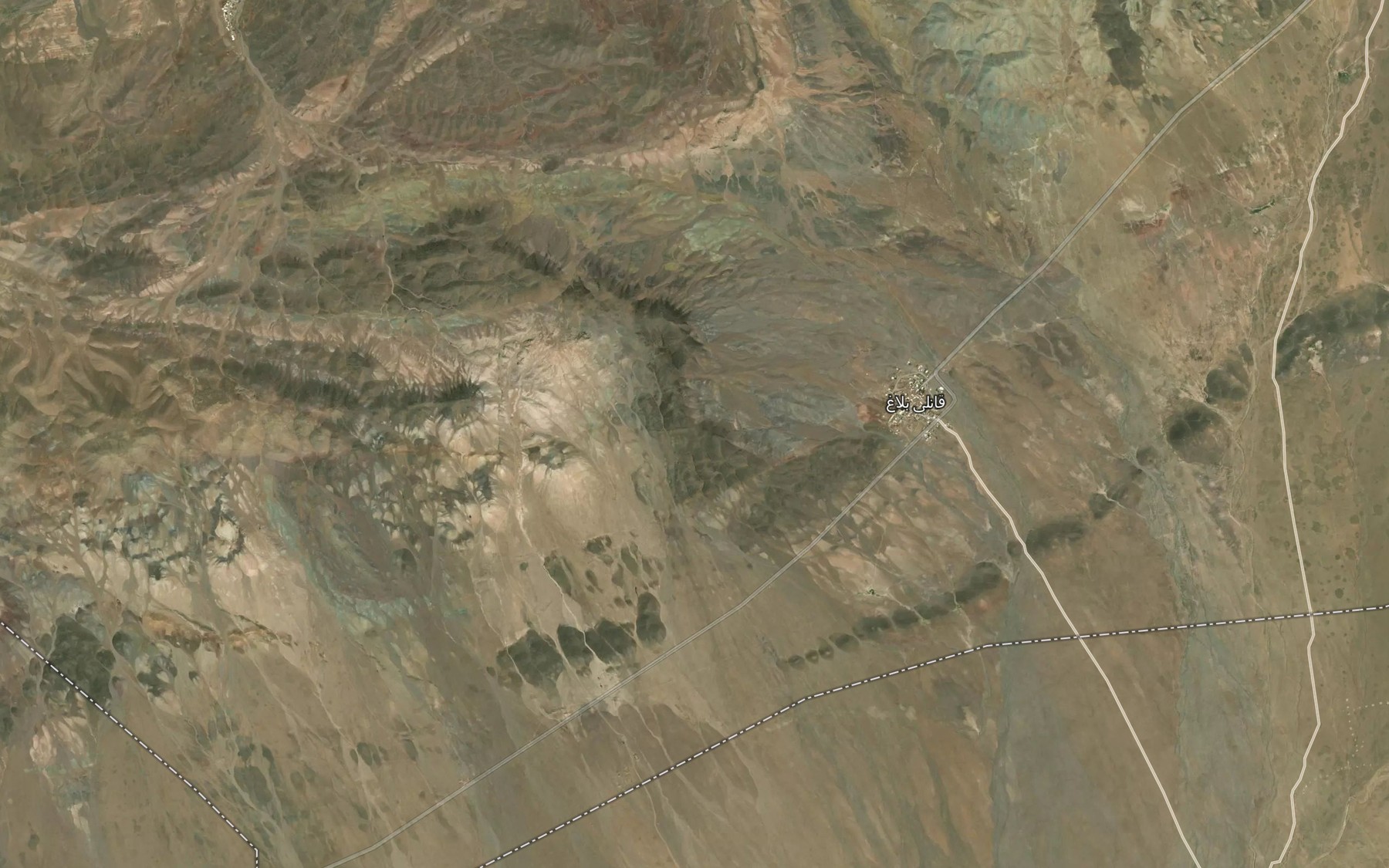 Satellite map of the Cheshmeh-ye Dush Bolaghi