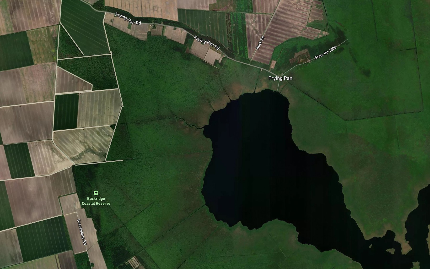 Satellite map of the Coopers Creek