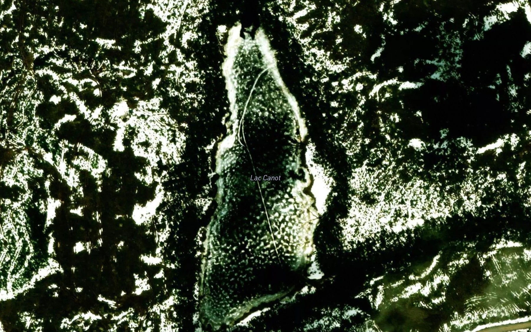 Satellite map of the Lac Canot