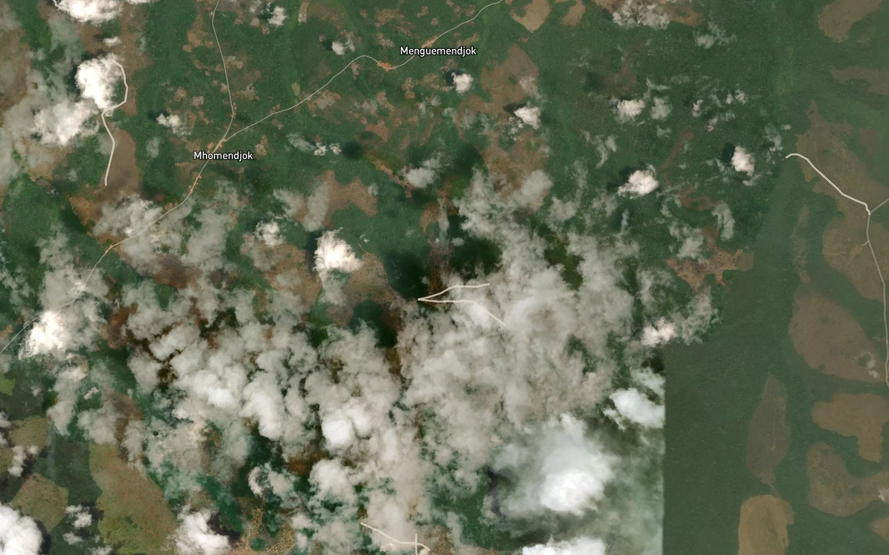 Satellite map of the Liboum
