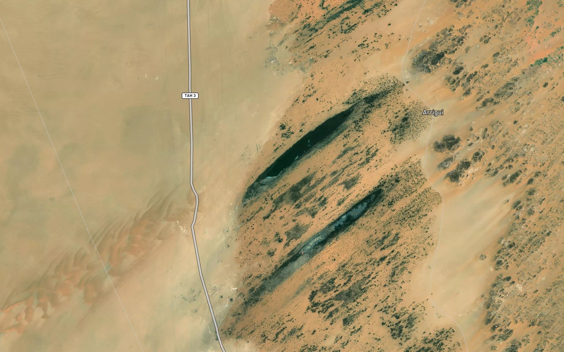 Satellite map of the Elki Guernama