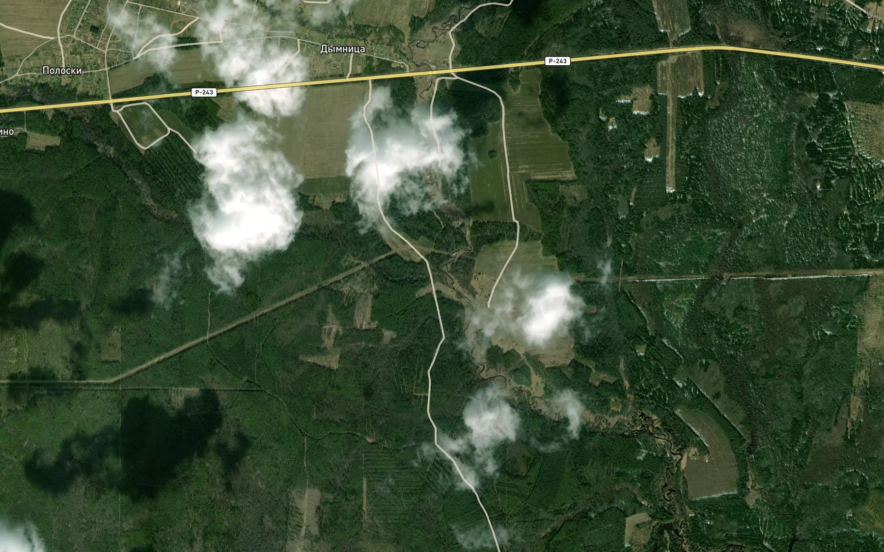Satellite map of the Krutets