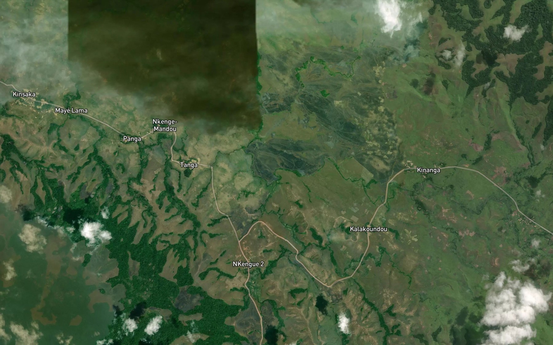Satellite map of the Mounie