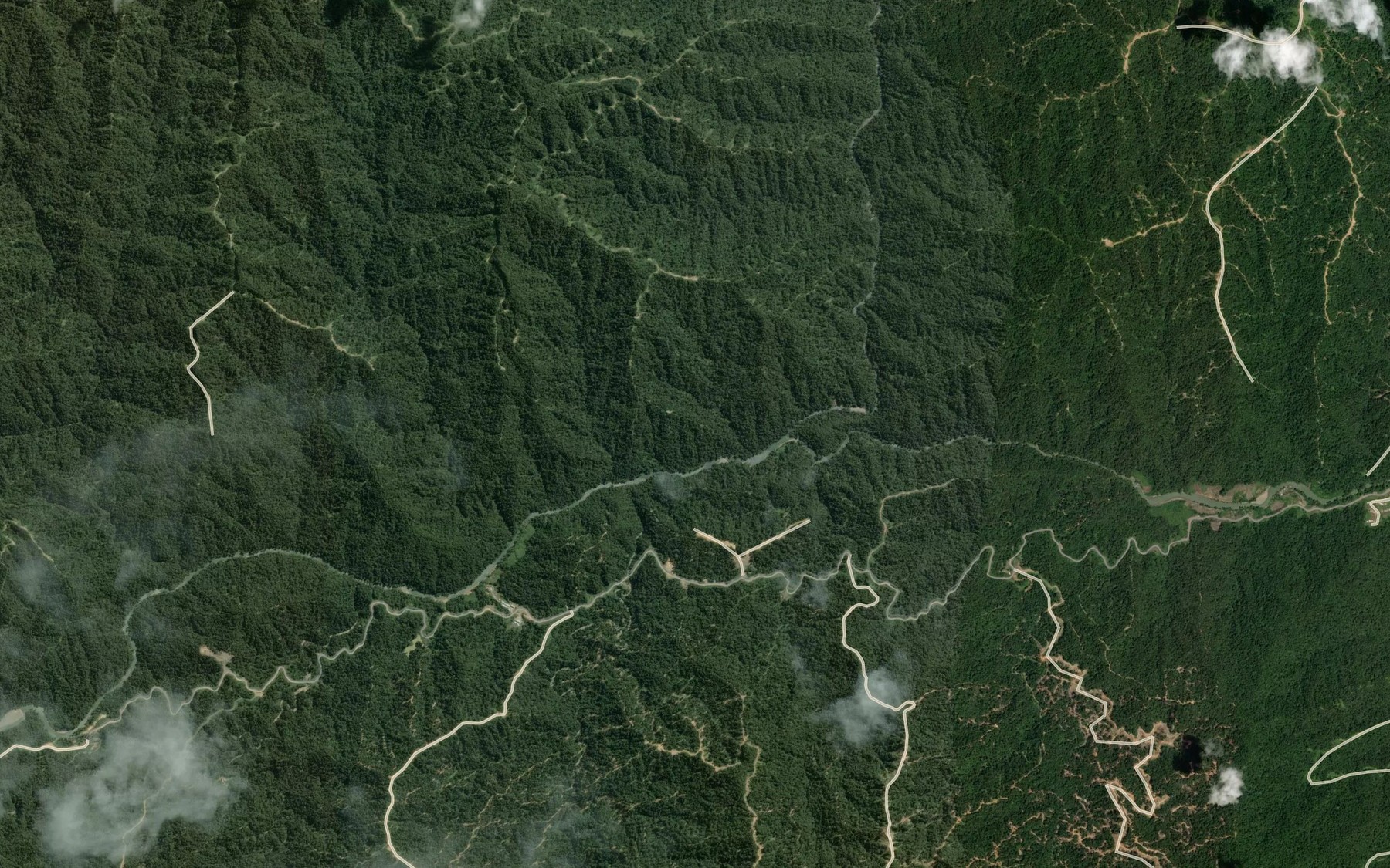 Satellite map of the Sungai Para