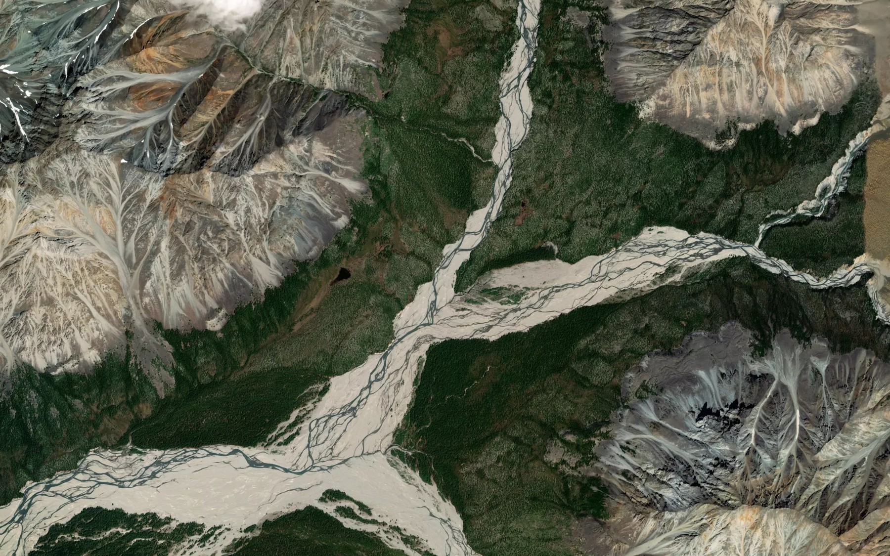 Satellite map of the Syrdakh