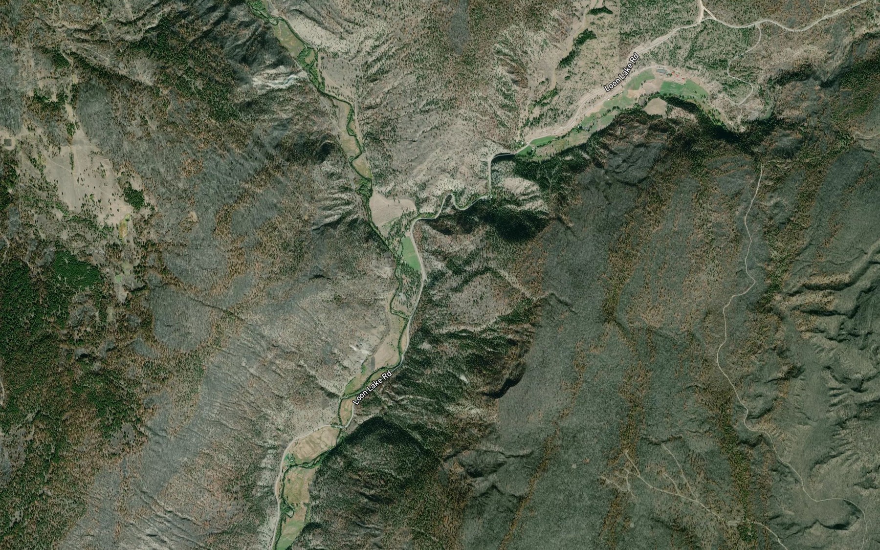 Satellite map of the Wohlleben Creek