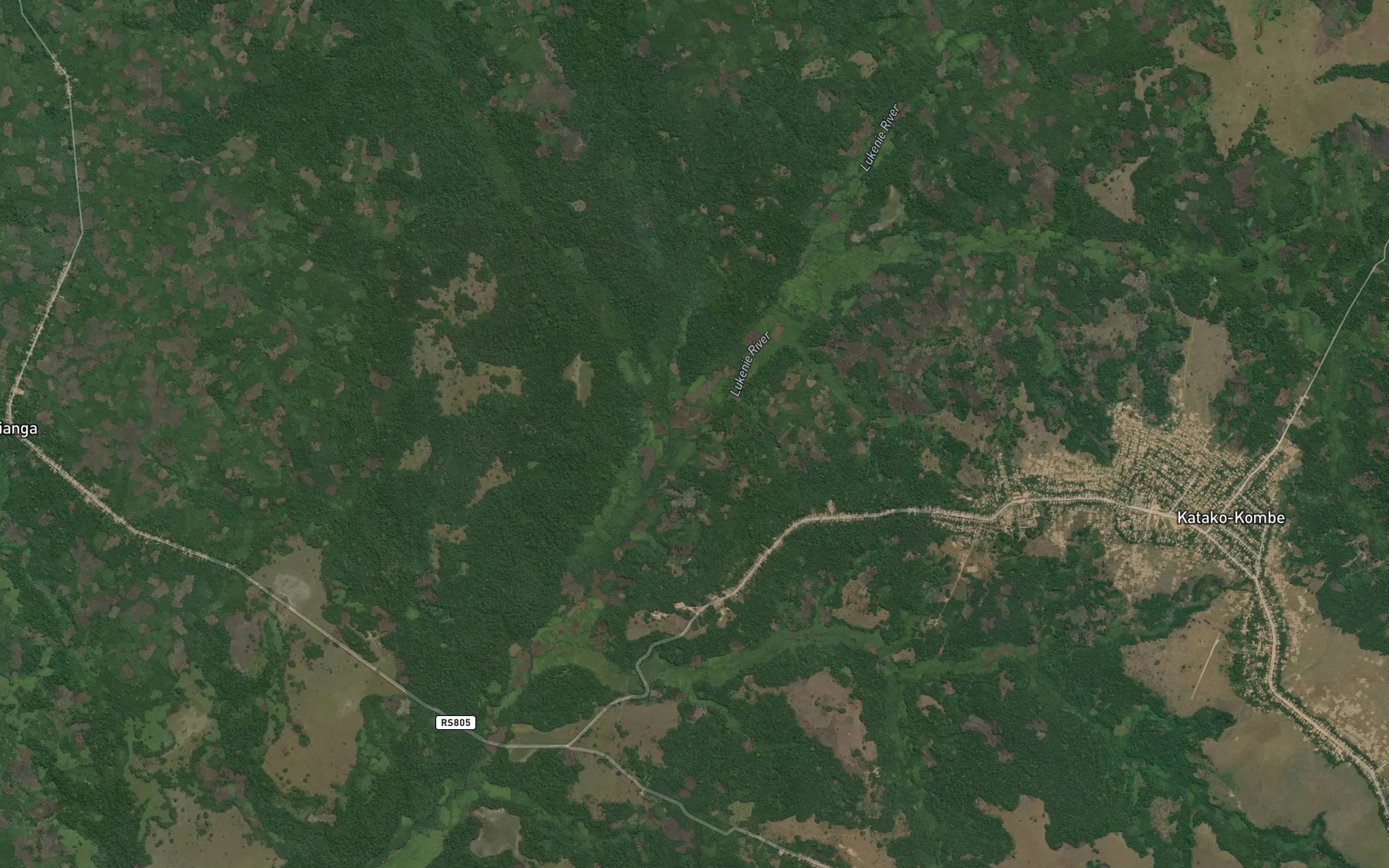 Satellite map of the Esamba
