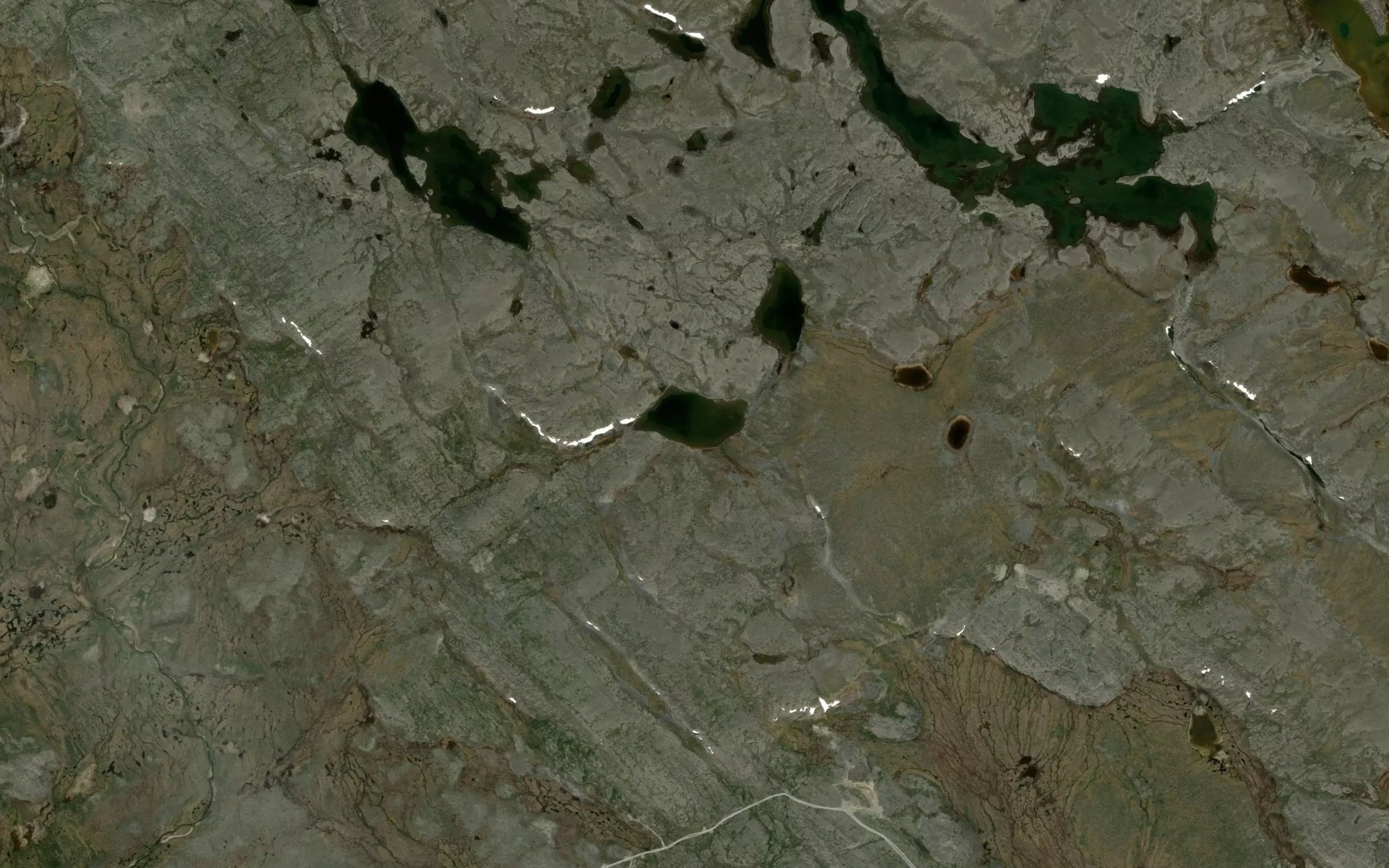 Satellite map of the Lac Leo