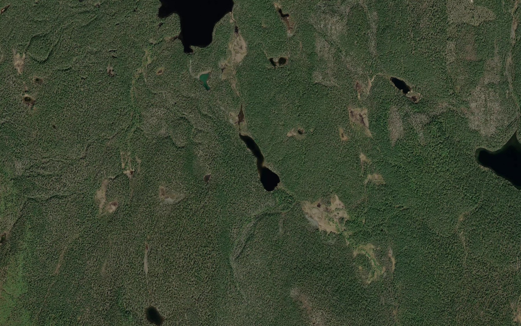 Satellite map of the Jakujarven Pitkajarvi