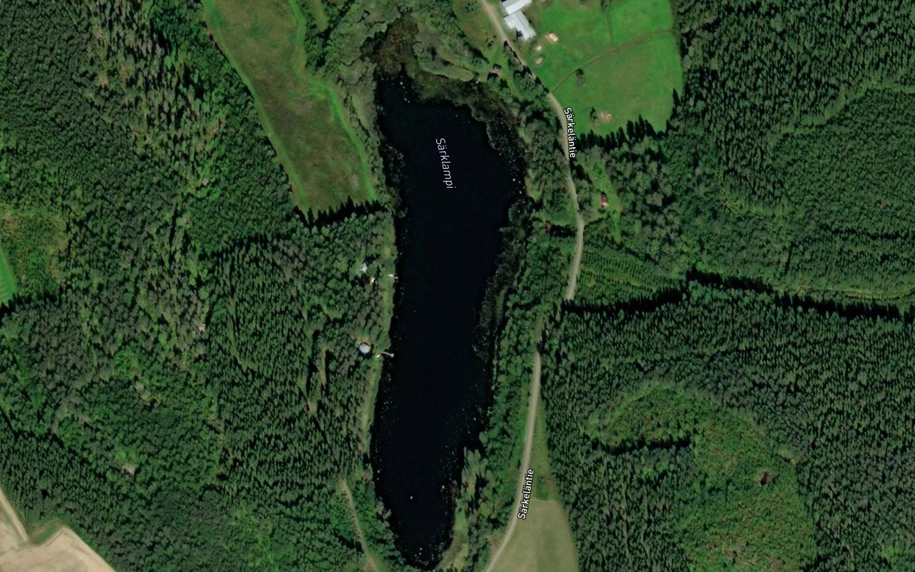 Satellite map of the Sarkilampi