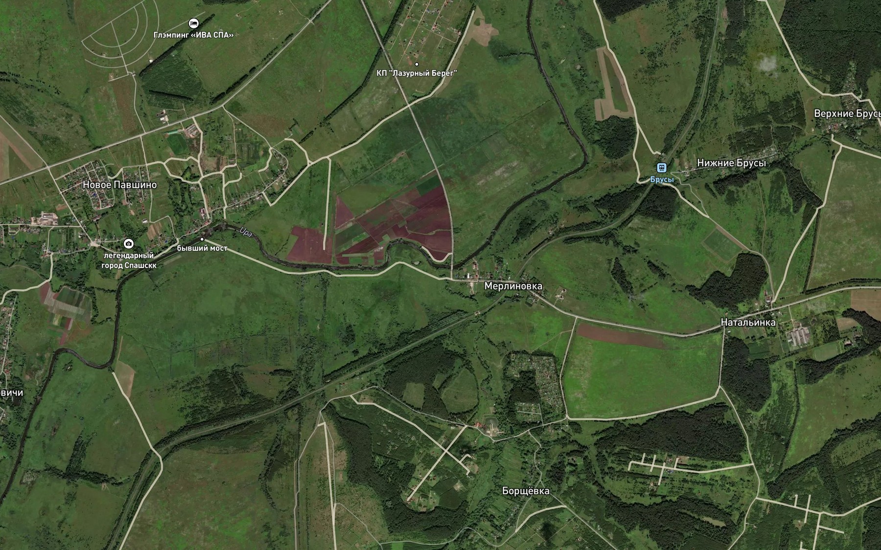 Satellite map of the Pesochnyy