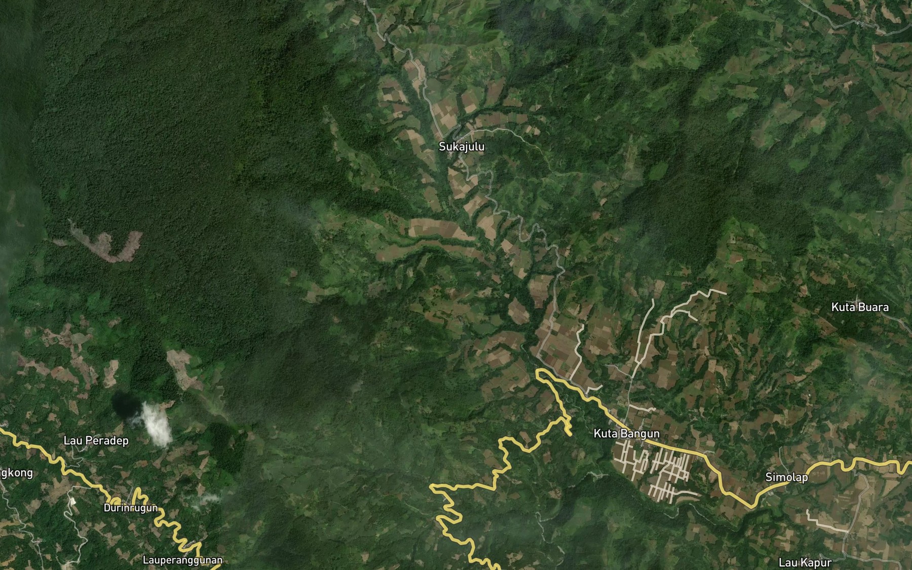 Satellite map of the Lao Buluh Laga