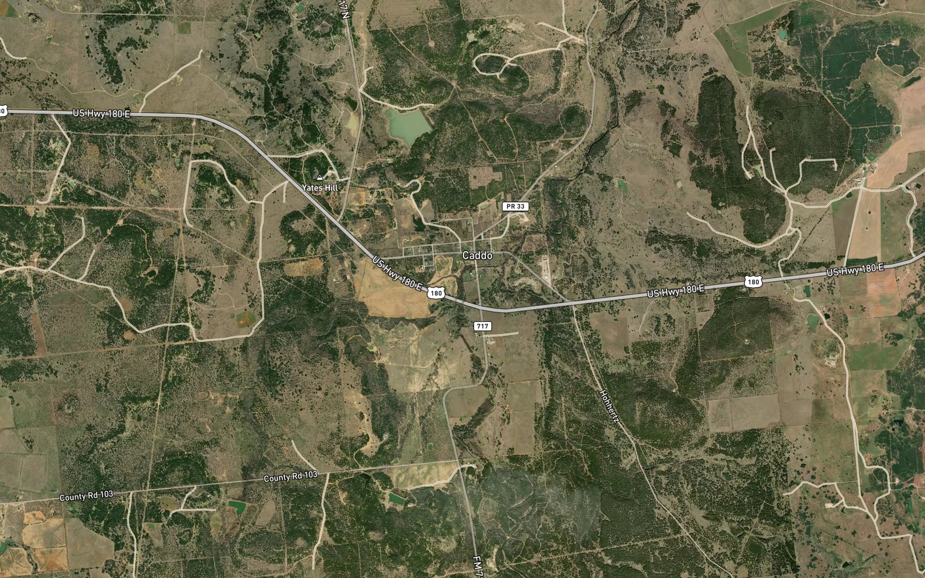 Satellite map of the Sow Branch