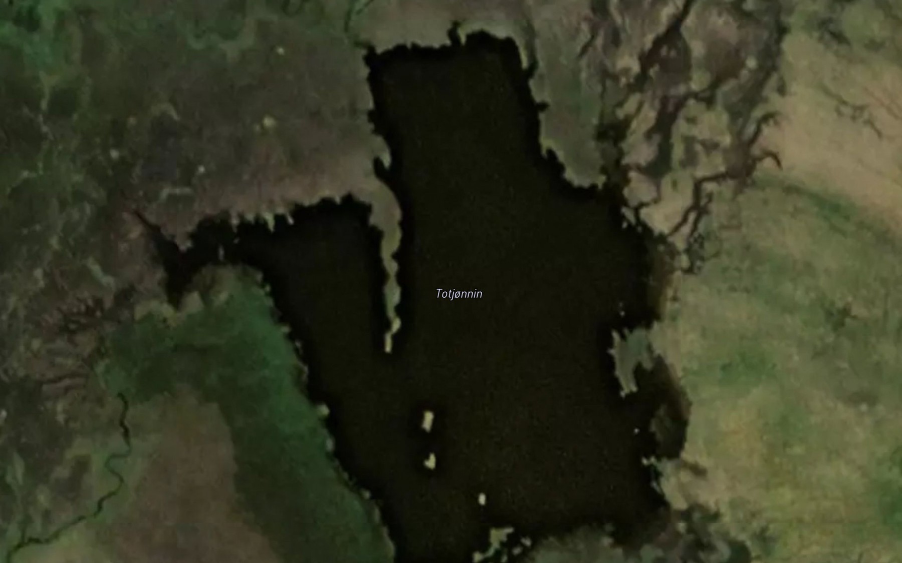 Satellite map of the Totjonnin