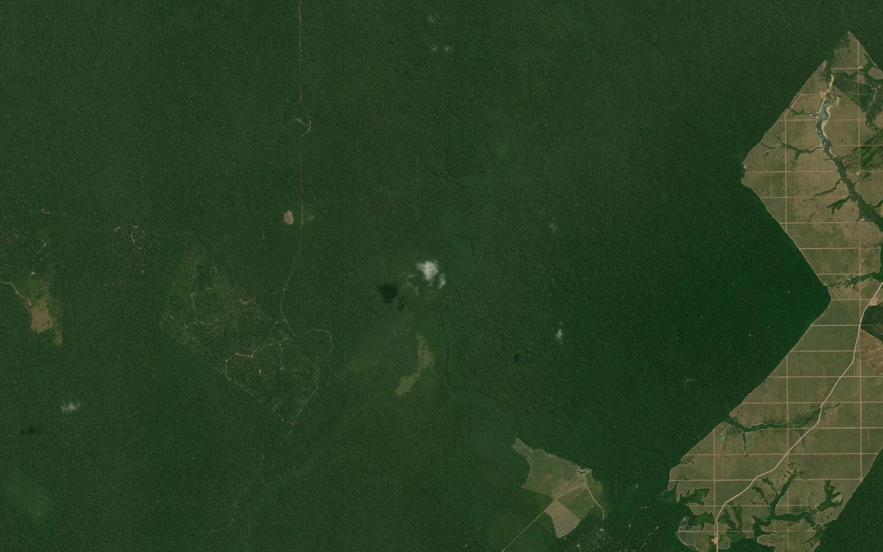 Satellite map of the Igarape Tucumandeua