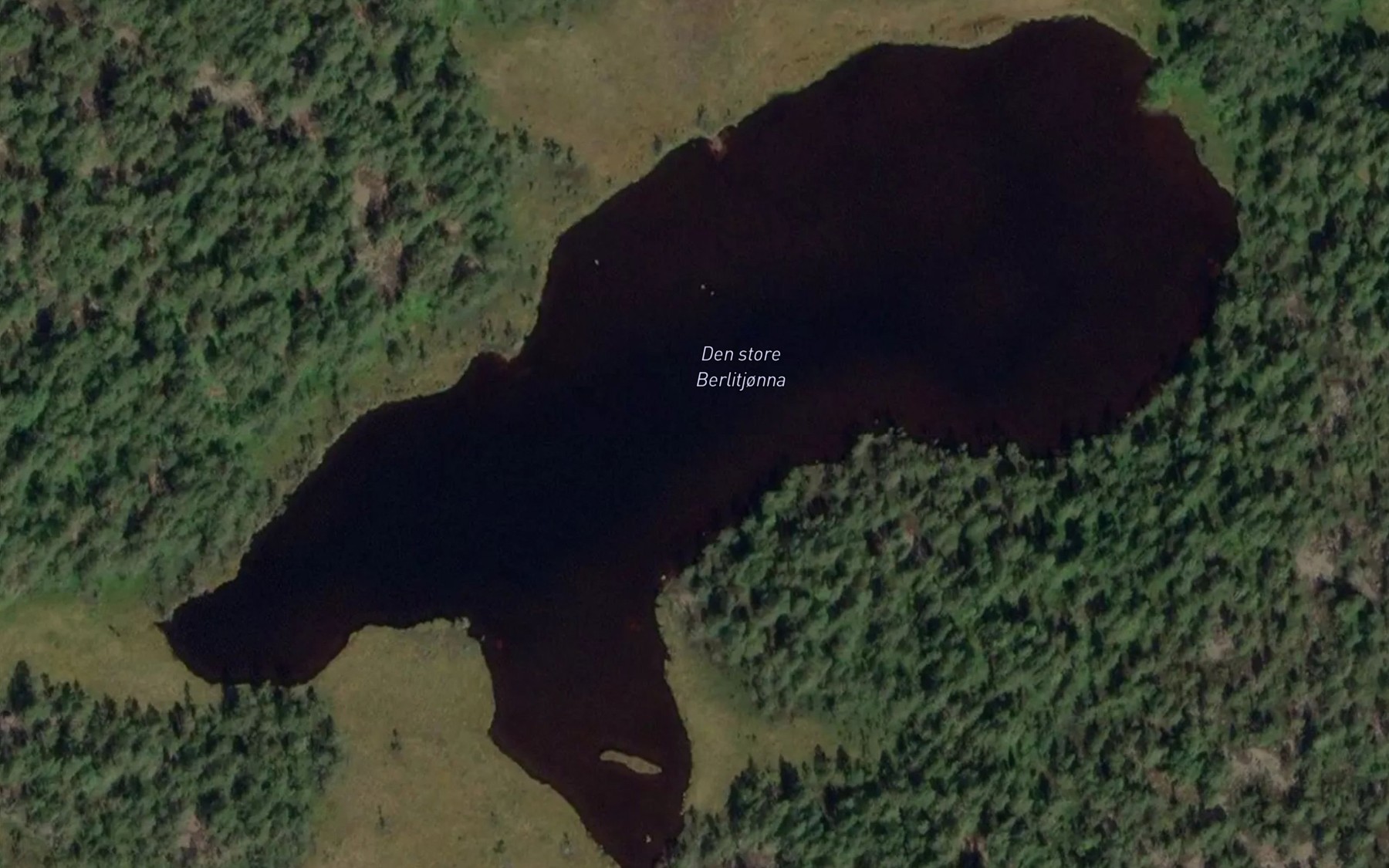 Satellite map of the Den store Berlitjonna