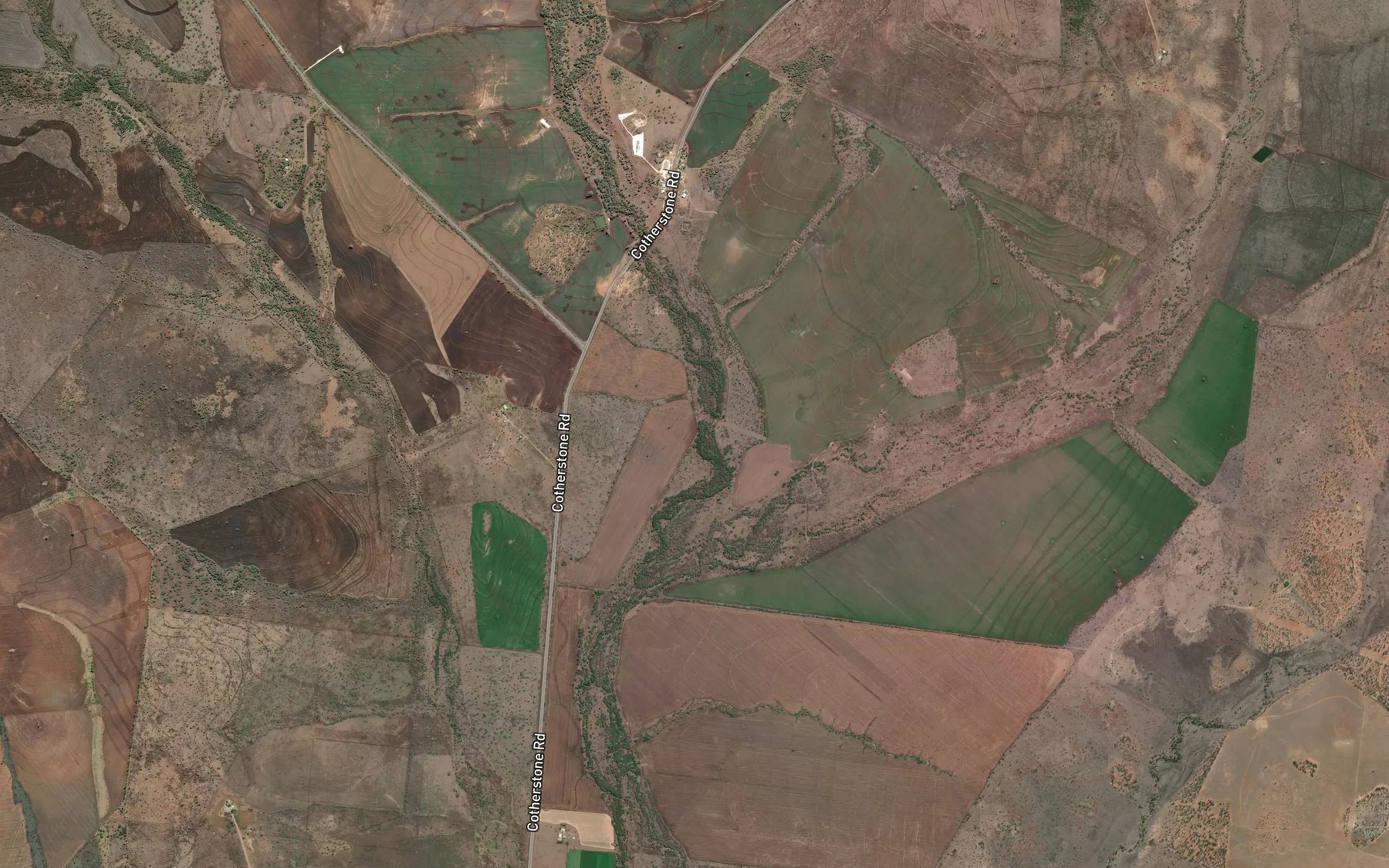 Satellite map of the Magenta Creek