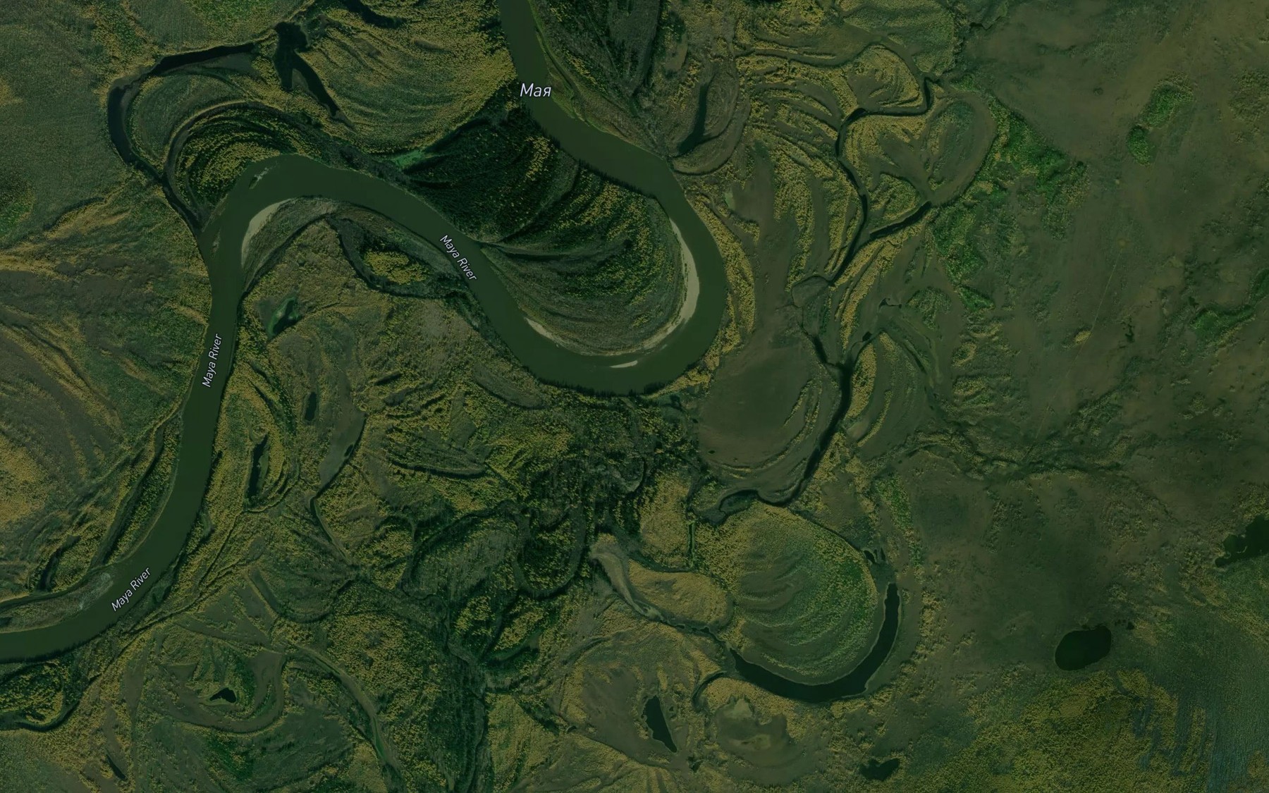 Satellite map of the Burgunda