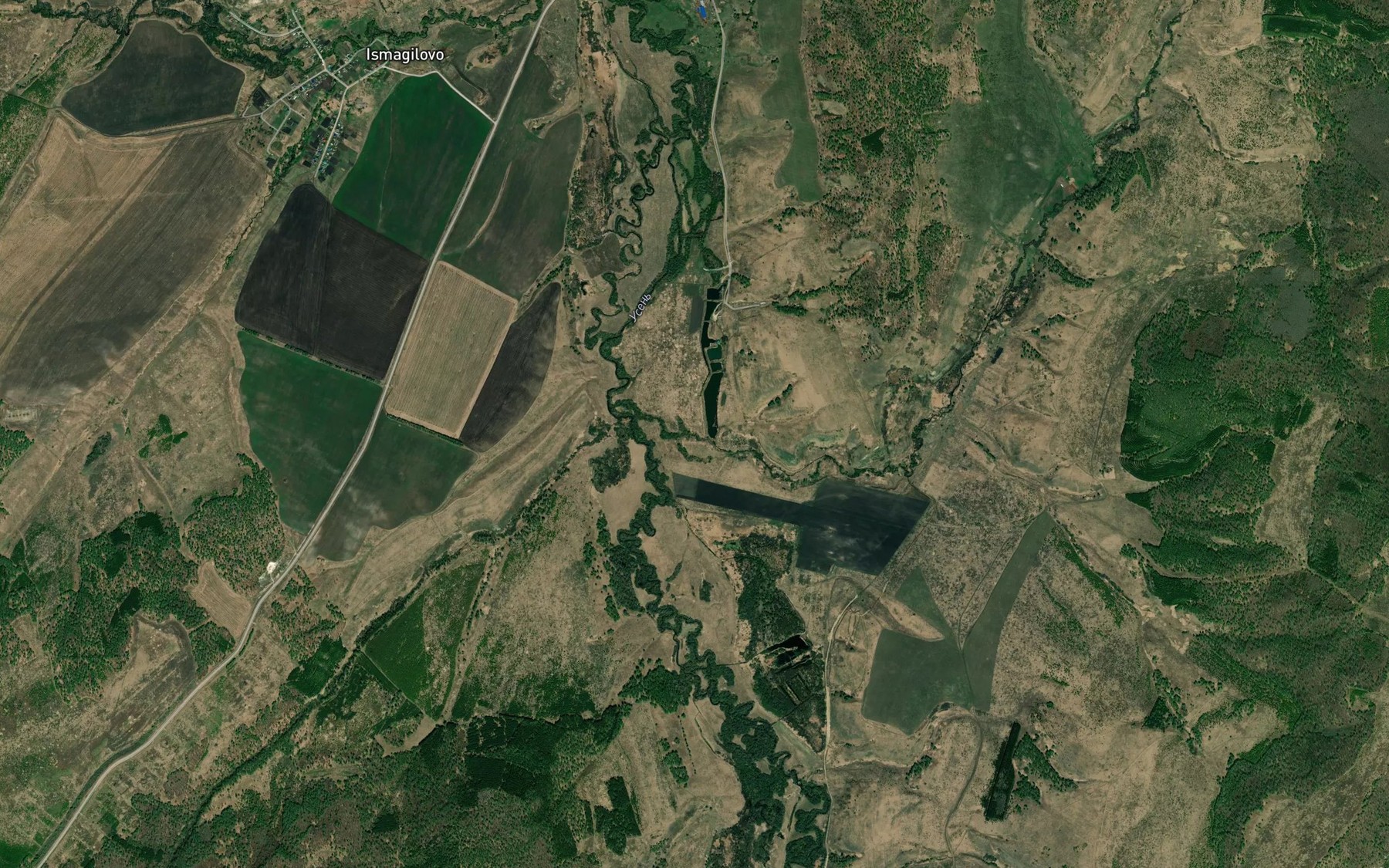 Satellite map of the Pis'myanka
