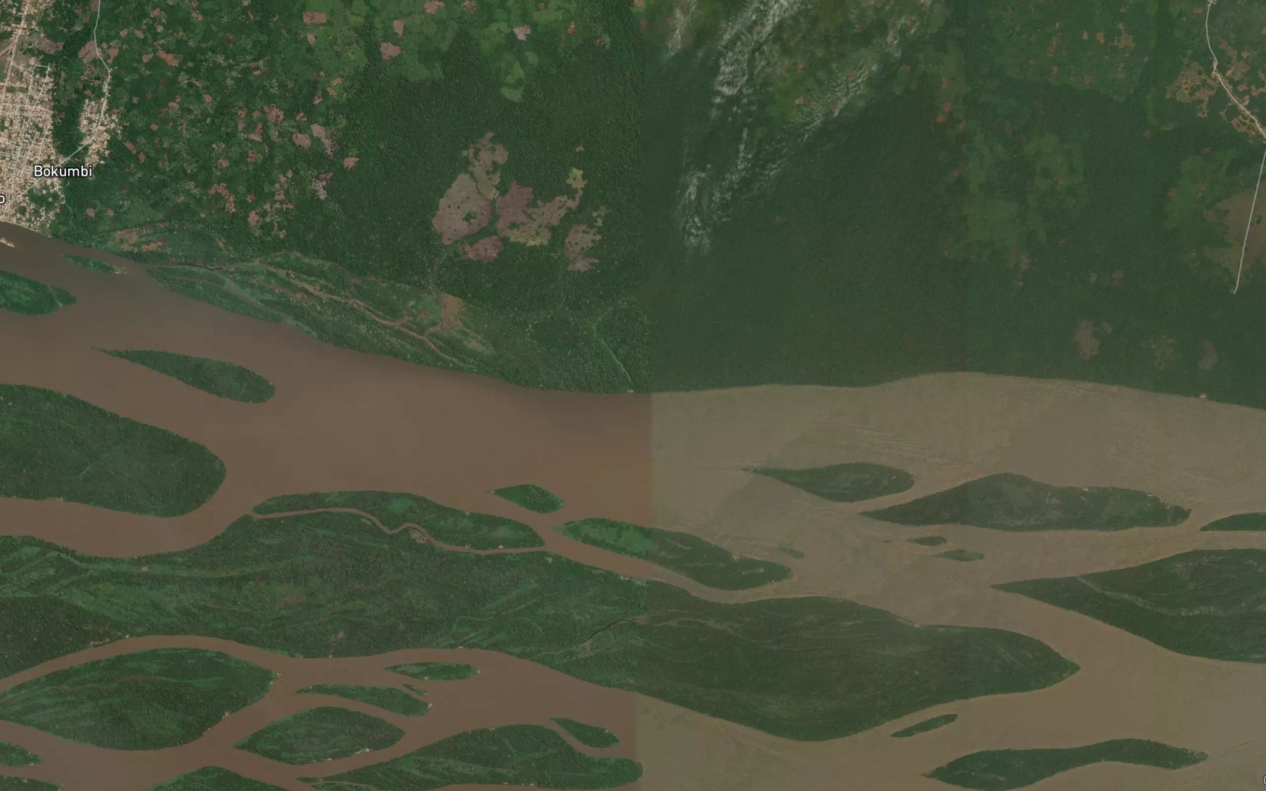 Satellite map of the Mohandu