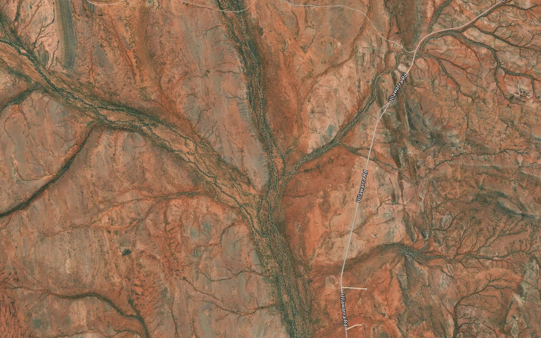 Satellite map of the Woodcock Creek