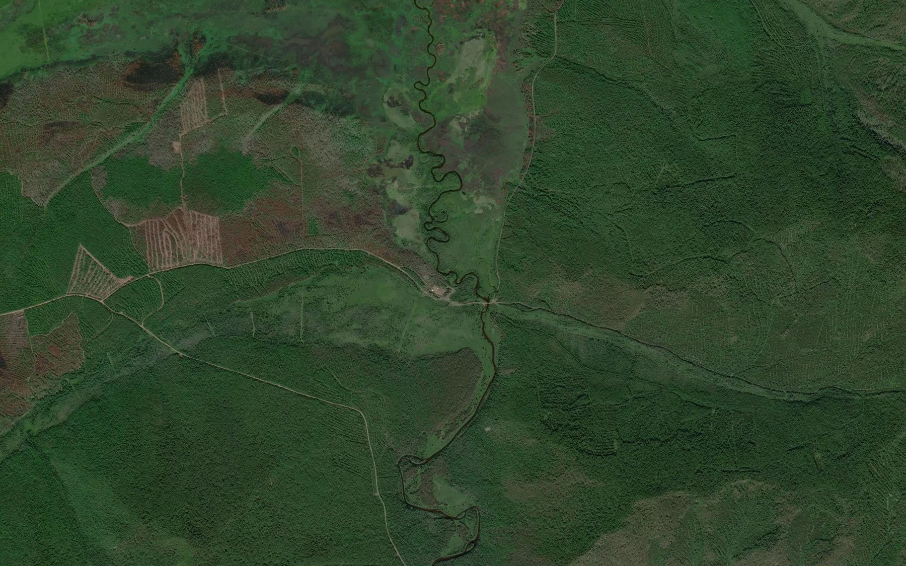 Satellite map of the Andreyeva