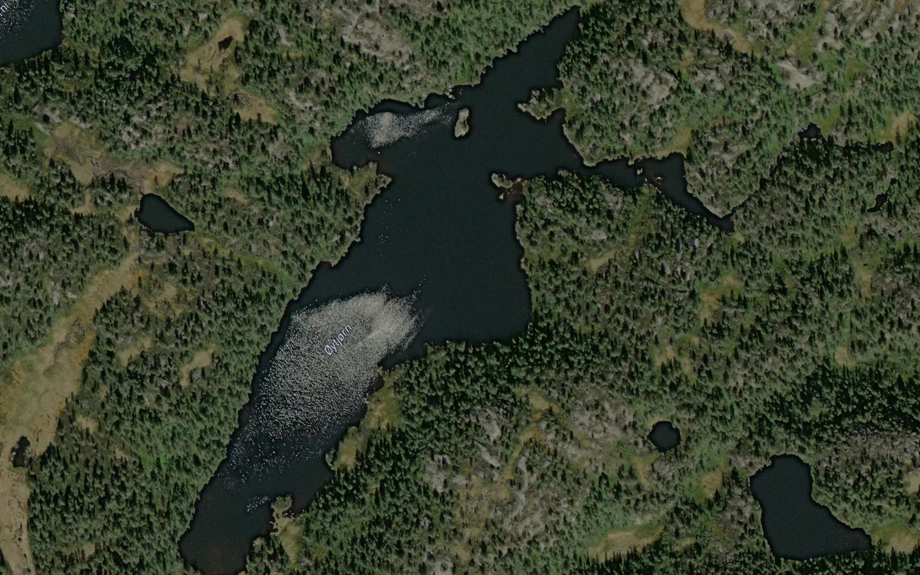 Satellite map of the Oytjorn