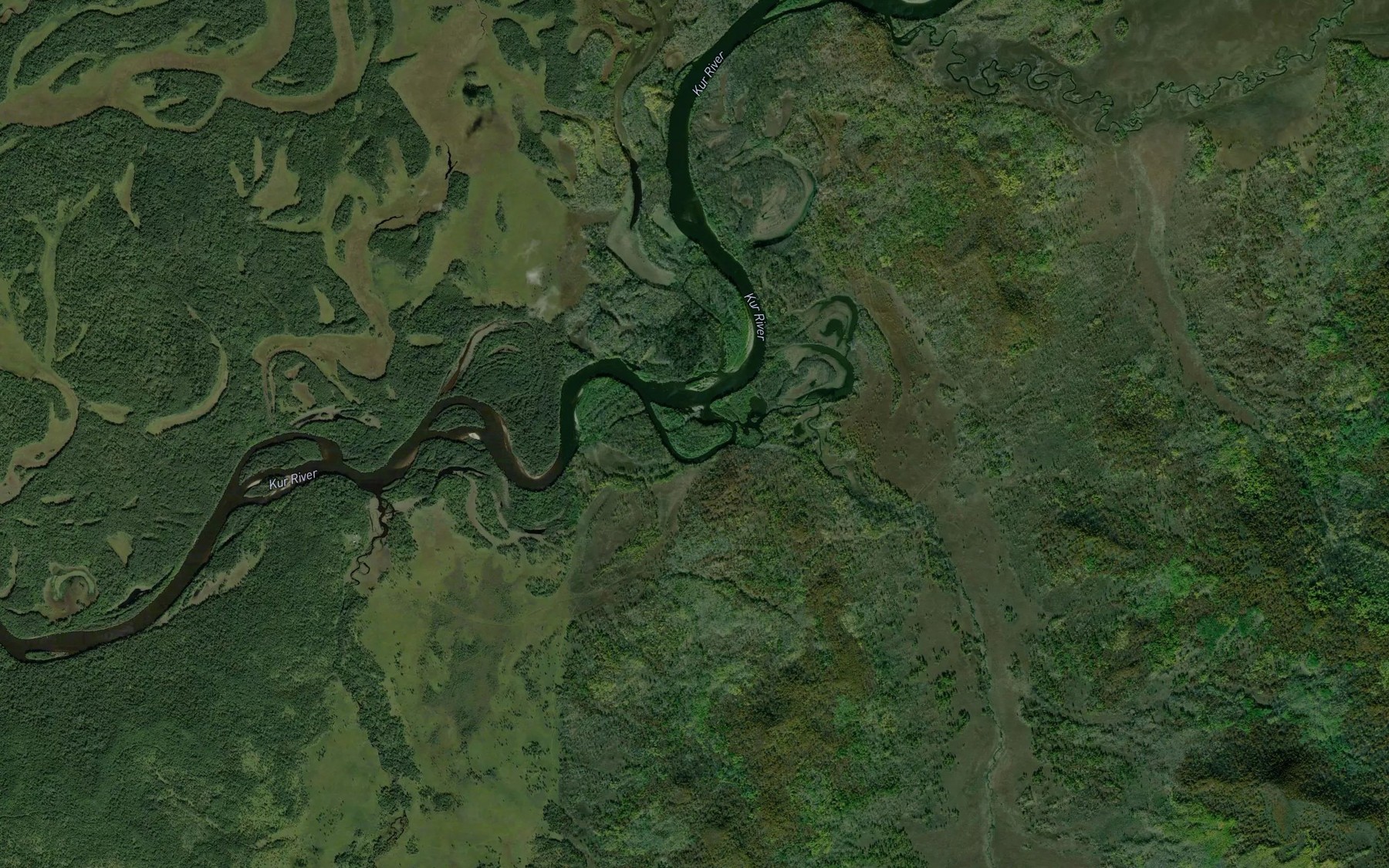 Satellite map of the Sudinga