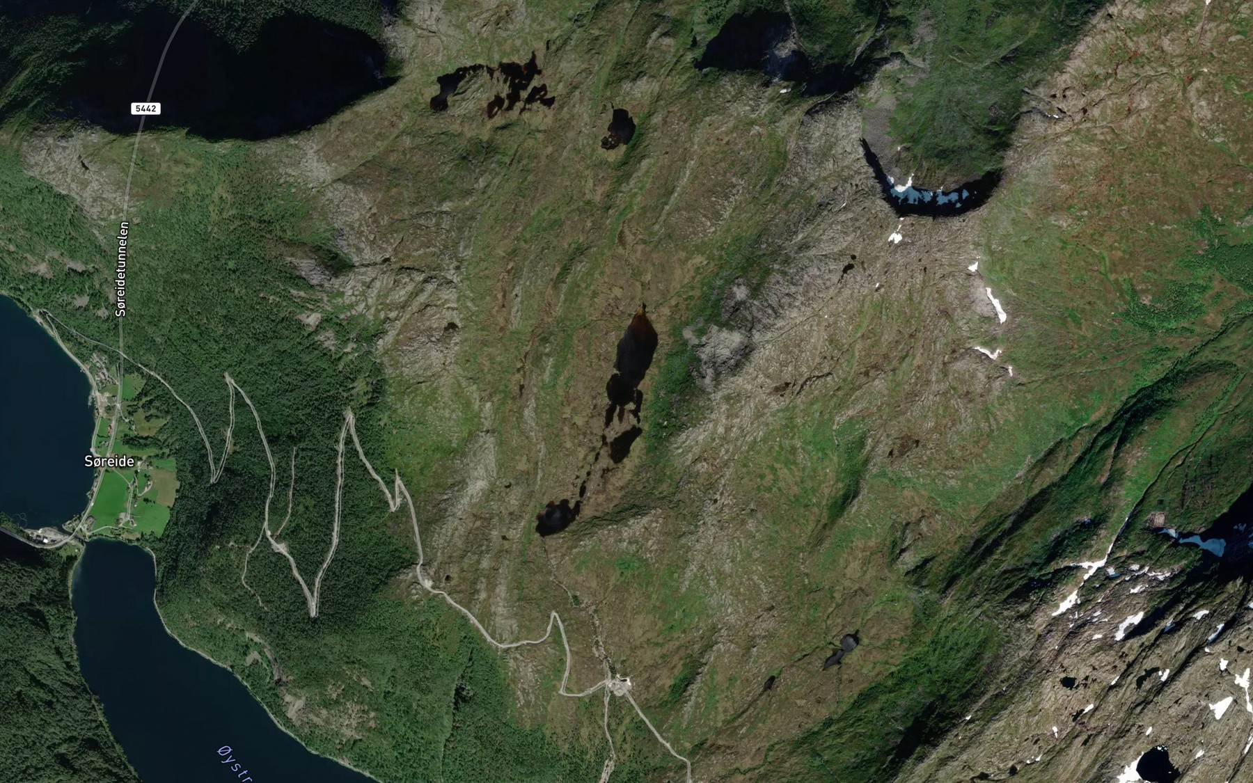 Satellite map of the Dyttingane