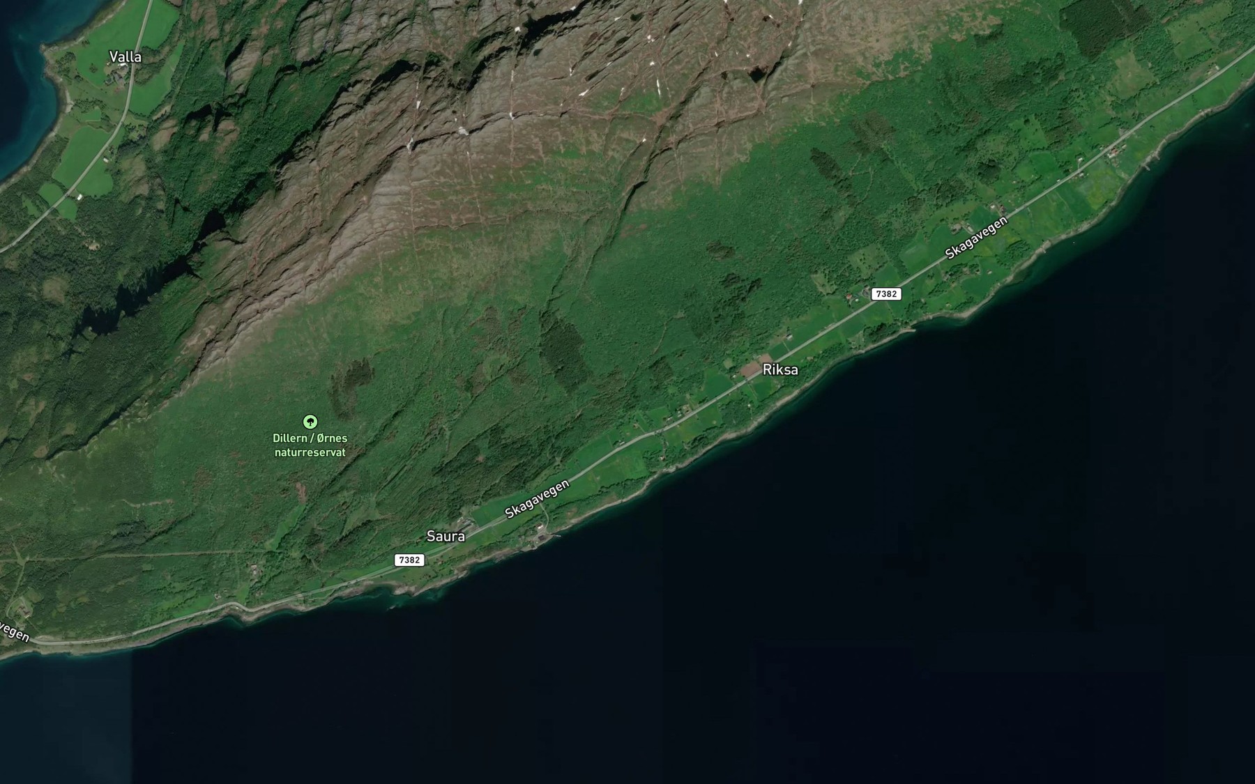 Satellite map of the Seimbekken