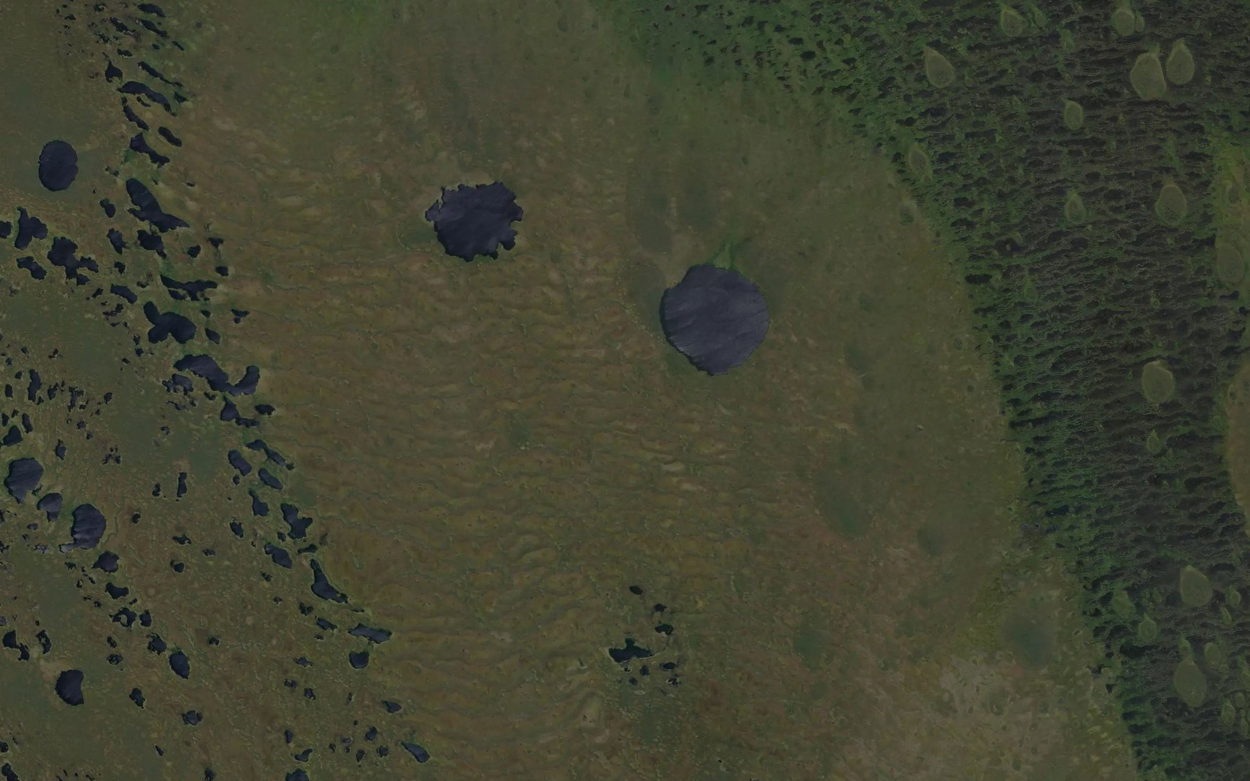 Satellite map of the Ozero Berezovoye