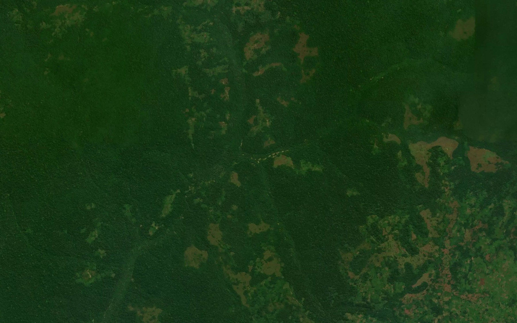 Satellite map of the Shambala