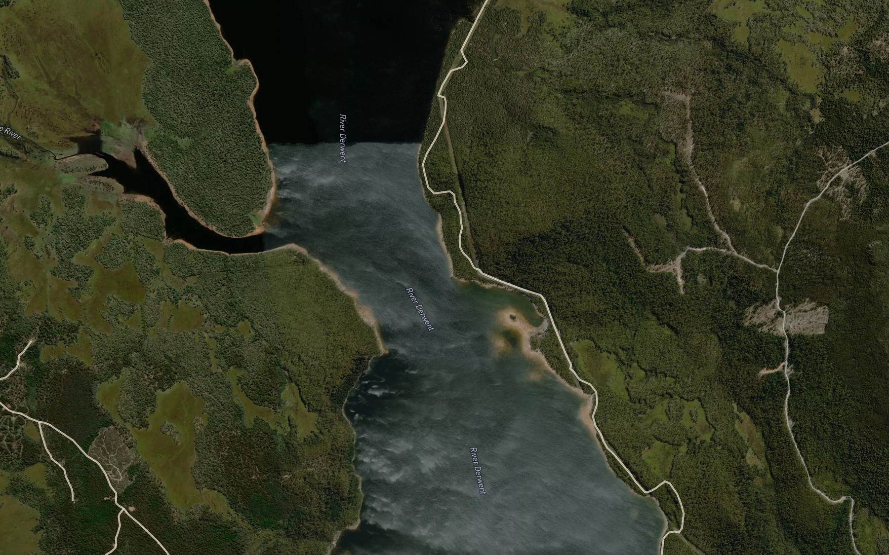 Satellite map of the Switchyard Bay