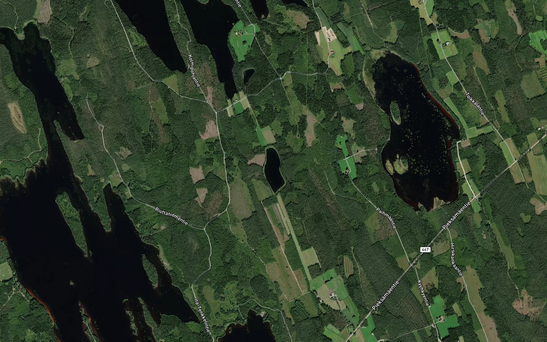 Satellite map of the Kononlampi