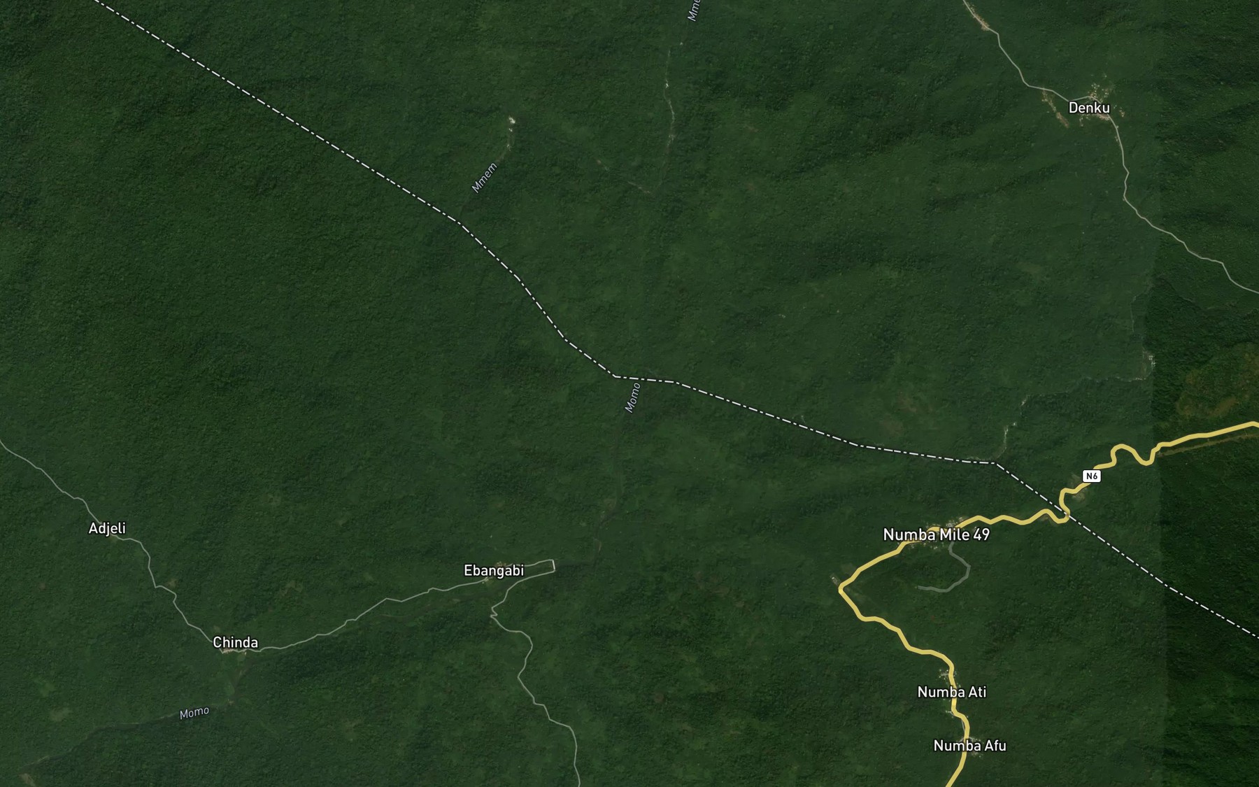 Satellite map of the Mom